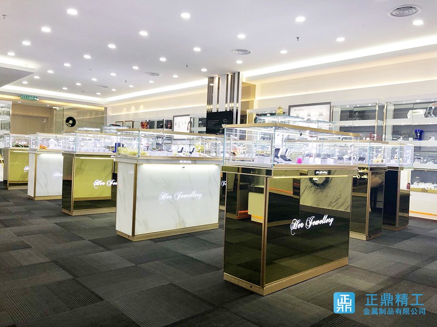 出口馬來西亞·Hei Jewellry珠寶展示柜